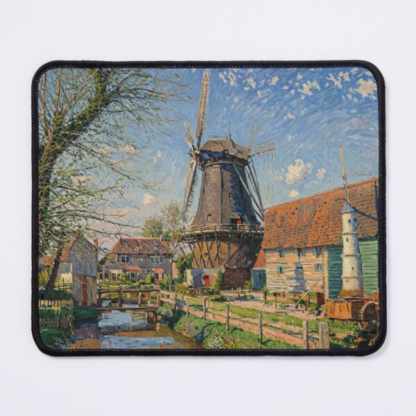 Item preview, Historic windmill at the Maritime Museum in Oudeschild, North Holland designed and sold by sid1802.
