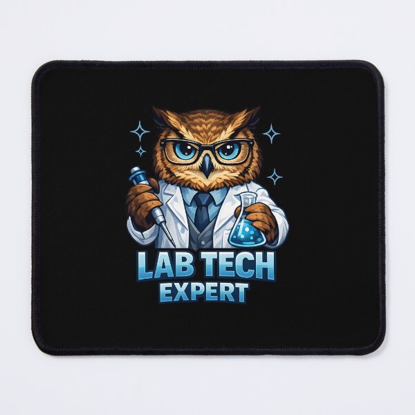 Item preview, Lab Tech Expert Owl Scientist Gift Medical Laboratory Technician Science Lab Worker Design designed and sold by ClinicalHubs.