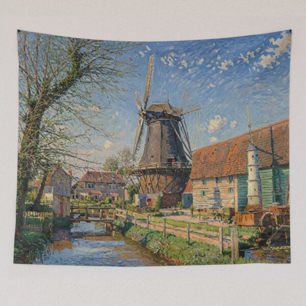 Item preview, Historic windmill at the Maritime Museum in Oudeschild, North Holland designed and sold by sid1802.