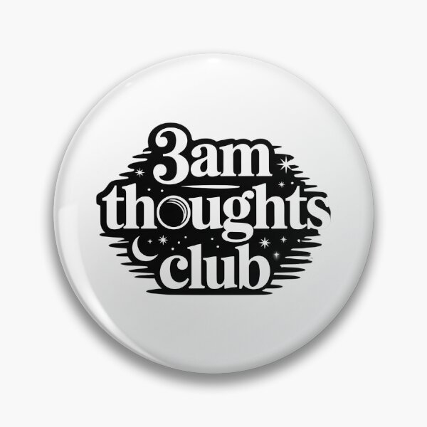 Item preview, 3AM Thoughts Club Shirt Overthinking Anxiety Humor Night Thinker Aesthetic Minimal Design designed and sold by HumanError-Club.