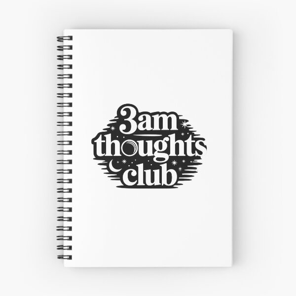 Item preview, 3AM Thoughts Club Shirt Overthinking Anxiety Humor Night Thinker Aesthetic Minimal Design designed and sold by HumanError-Club.