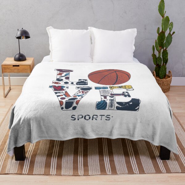 Item preview, I Love Sports Shirt Basketball Tennis Gym Athlete Gift Sports Lover Design designed and sold by SOOLEZDRAWS.