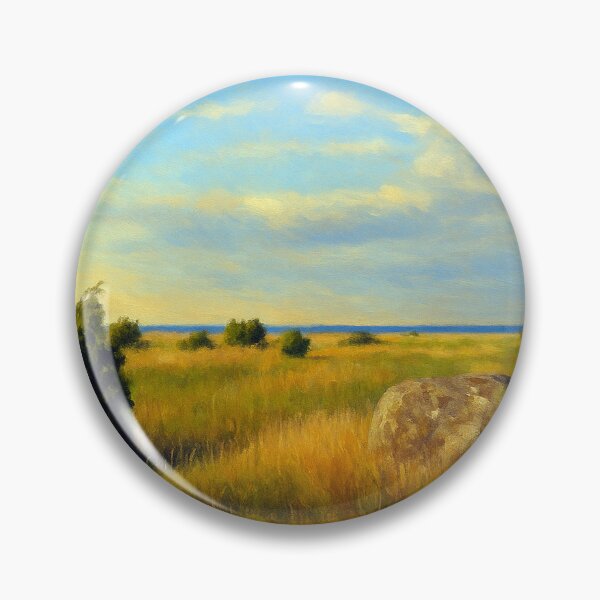 Item preview, Golden Meadow by the Baltic Sea designed and sold by MikkoValler.