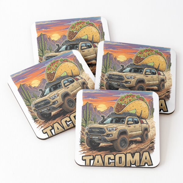 Item preview, Tacoma Taco Truck Off-Road Adventure - Desert Overland Graphic designed and sold by Off-Road-Zone.