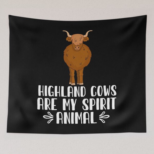 Item preview, Highland Cows Are My Spirit Animal designed and sold by GabbyKash.