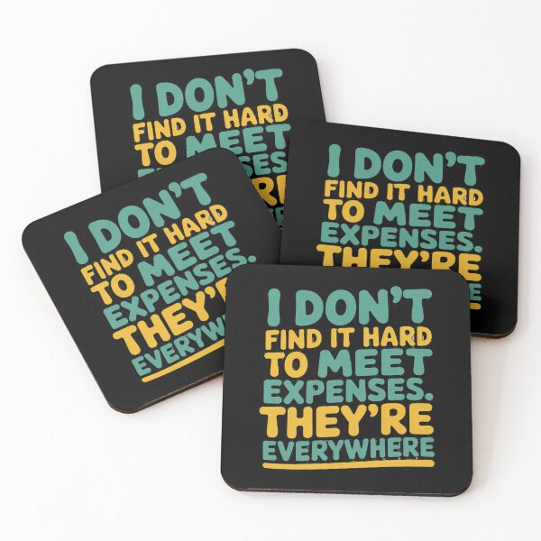 Item preview, Sarcastic Funny Humor I Don’t Find It Hard To Meet Expenses designed and sold by fantasticdesign.