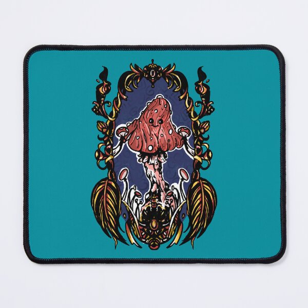 Item preview, Cottage core super cute stylized smiling toadstool mushroom graphic designed and sold by Sunflowerstudio1.