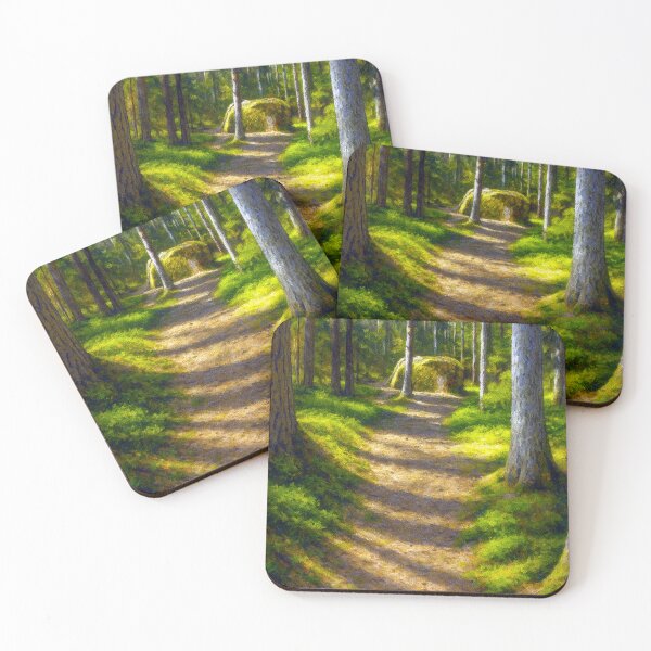 Item preview, Sunlit Forest Path designed and sold by MikkoValler.