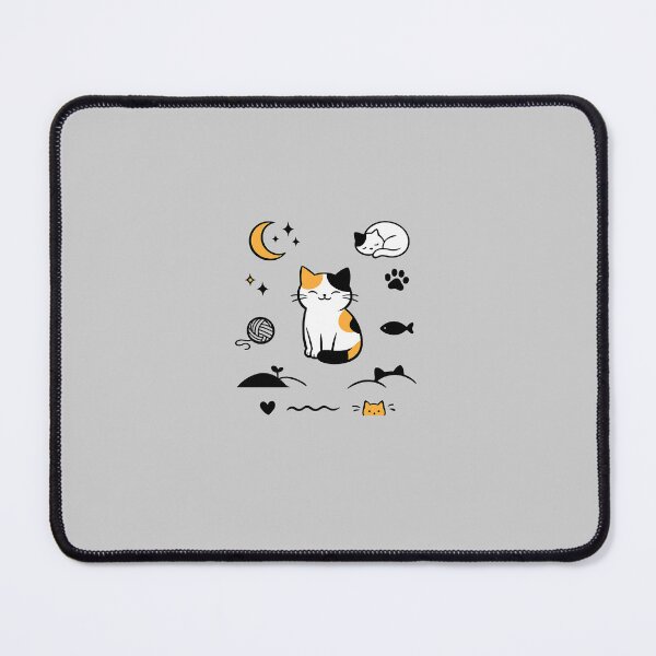 Item preview, Minimal Cute Cat Illustration T-Shirt Design | Aesthetic Kawaii Kitty Graphic designed and sold by .onemoredesign..