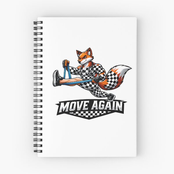 Item preview, Move Again Physical Therapy Fox PT Therapist Gift Rehab Recovery Physiotherapy Design designed and sold by ClinicalHubs.