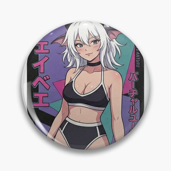 Item preview, Vtuber Veibae - Sexy Bikini Retro 90s Anime Style designed and sold by GachaGooners.