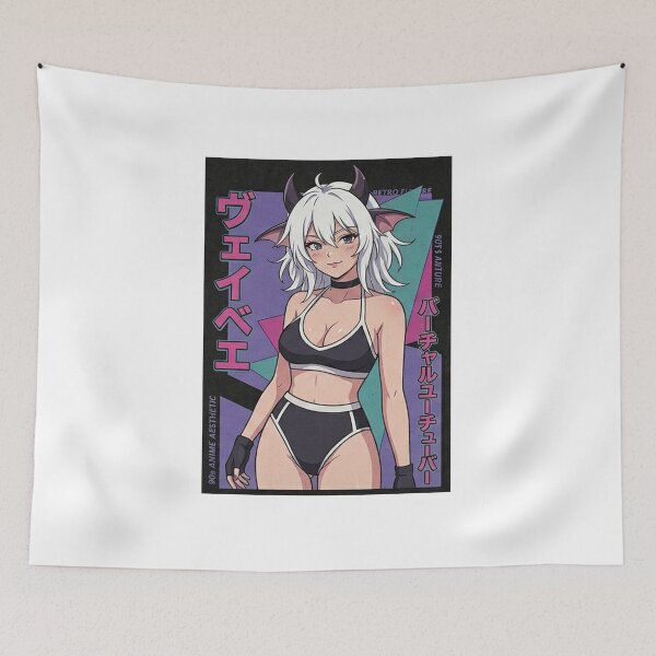 Artikelvorschau, Vtuber Veibae – Sexy Bikini im Retro-Anime-Stil der 90er Jahre entworfen und verkauft von GachaGooners.