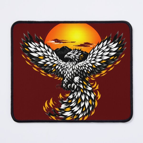 Item preview, Illustration of the Mythological Phoenix in Traditional Japanese Style designed and sold by XNewStore.