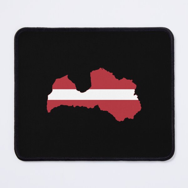 Item preview, Flag Map of Latvia designed and sold by DreamBrushy.
