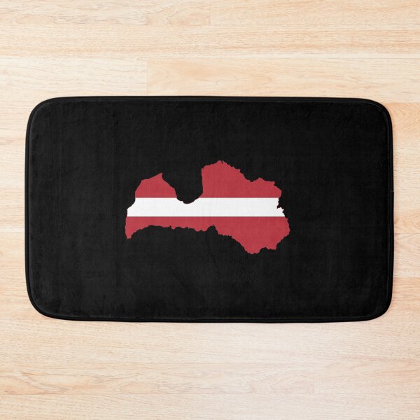Item preview, Flag Map of Latvia designed and sold by DreamBrushy.