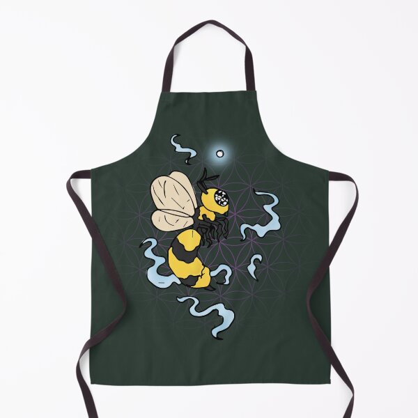 Item preview, Celestial Bee Print - Flower of Life Pattern - Surreal Nature Design designed and sold by Odd shloox.