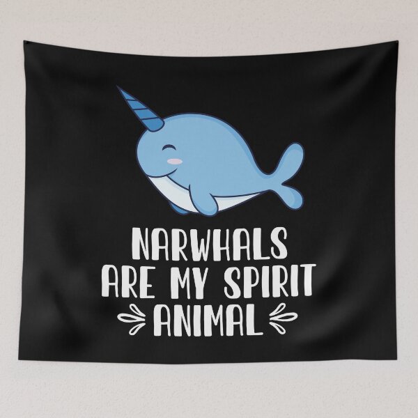 Item preview, Narwhals Are My Spirit Animal designed and sold by GabbyKash.