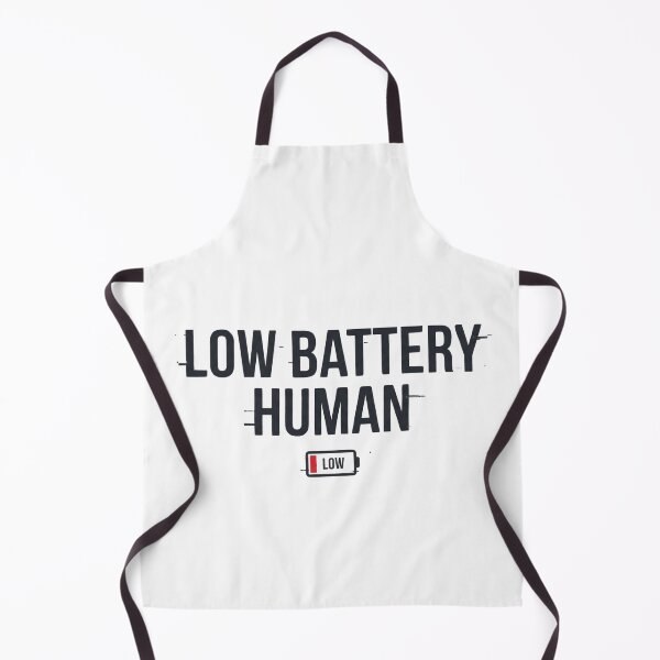 Item preview, Low Battery Human Funny Introvert Shirt Relatable Tired Humor Minimal Aesthetic Design designed and sold by HumanError-Club.