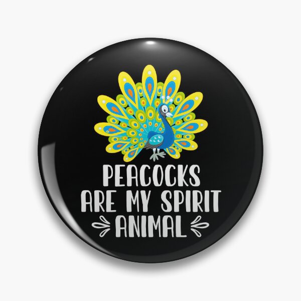 Item preview, Peacocks Are My Spirit Animal designed and sold by GabbyKash.