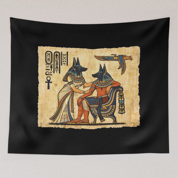 Item preview, Ancient Egyptian Papyrus Hieroglyph Art designed and sold by ClutchCassidyTees.