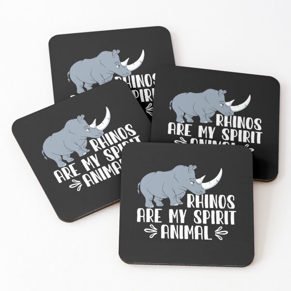 Item preview, Rhinos Are My Spirit Animal designed and sold by GabbyKash.
