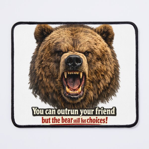 Item preview, Outrun a Grizzly Bear designed and sold by Bjorkqvist.