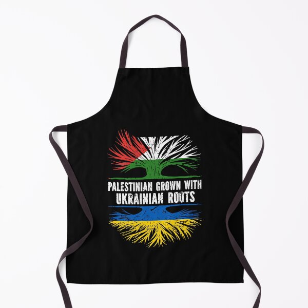 Item preview, Palestinian Grown with Ukrainian Roots Flag designed and sold by CosmoKitsch.