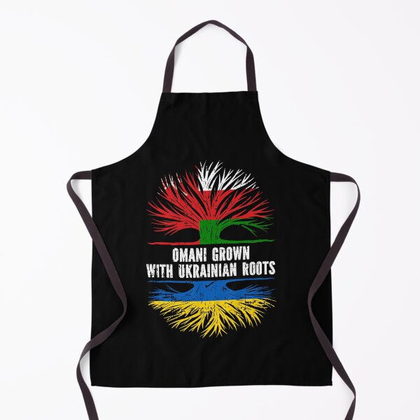 Item preview, Omani Grown with Ukrainian Roots Flag designed and sold by CosmoKitsch.