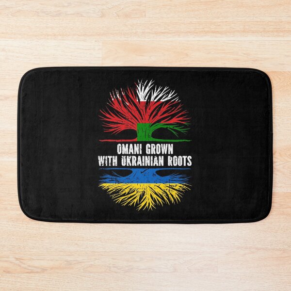 Item preview, Omani Grown with Ukrainian Roots Flag designed and sold by CosmoKitsch.