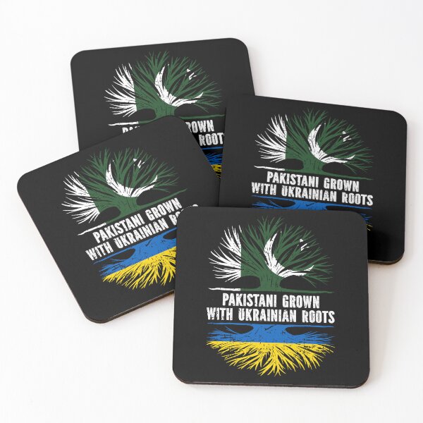 Item preview, Pakistani Grown with Ukrainian Roots Flag designed and sold by CosmoKitsch.
