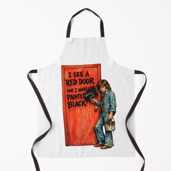 Item preview, Paint It Black Rolling Stones Parody – Sad Man Painting Red Door - Pop Art Design designed and sold by Donsean22.