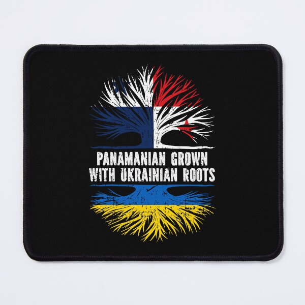 Item preview, Panamanian Grown with Ukrainian Roots Flag designed and sold by CosmoKitsch.