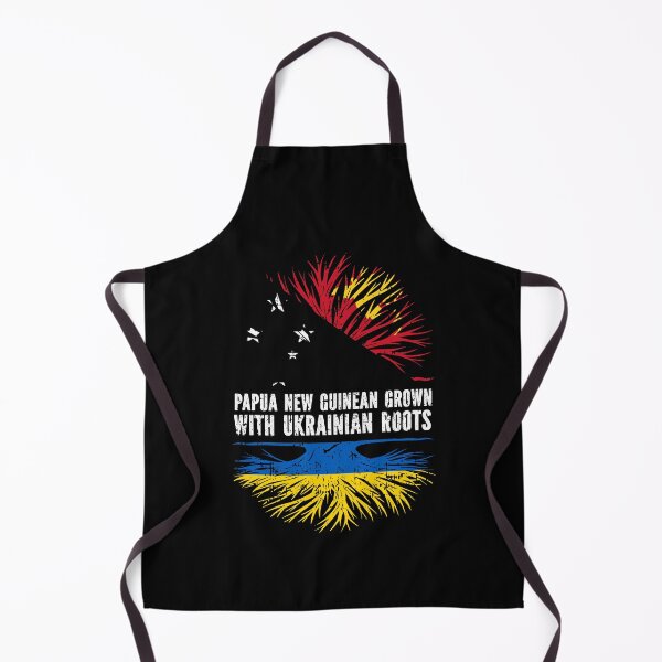 Item preview, Papua New Guinean Grown with Ukrainian Roots Flag designed and sold by CosmoKitsch.