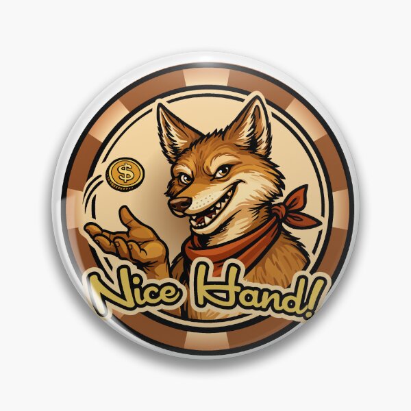 Item preview, Coyote Poker Chip designed and sold by SquishyKitkat.
