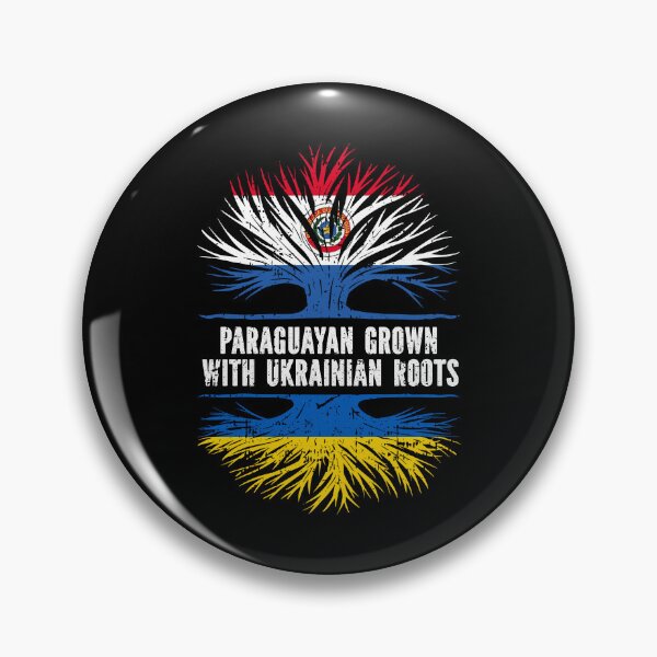 Item preview, Paraguayan Grown with Ukrainian Roots Flag designed and sold by CosmoKitsch.