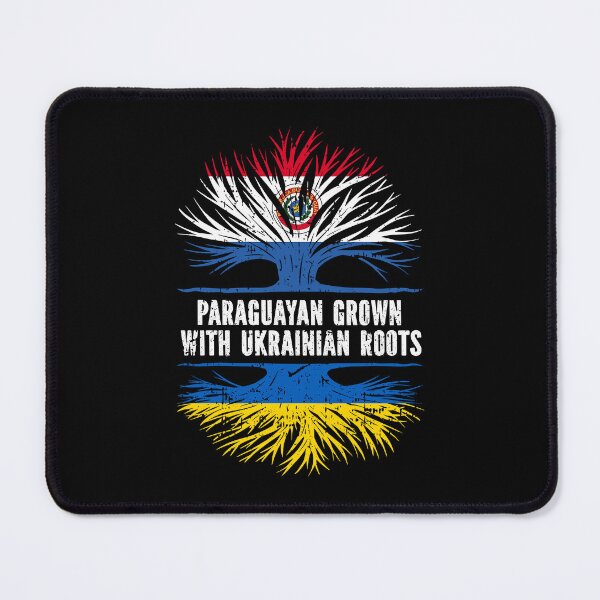 Item preview, Paraguayan Grown with Ukrainian Roots Flag designed and sold by CosmoKitsch.