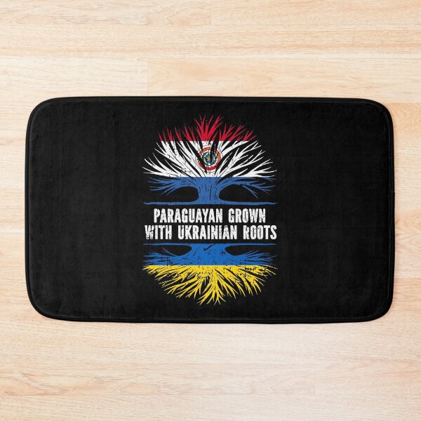 Item preview, Paraguayan Grown with Ukrainian Roots Flag designed and sold by CosmoKitsch.
