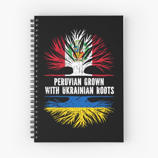 Item preview, Peruvian Grown with Ukrainian Roots Flag designed and sold by CosmoKitsch.
