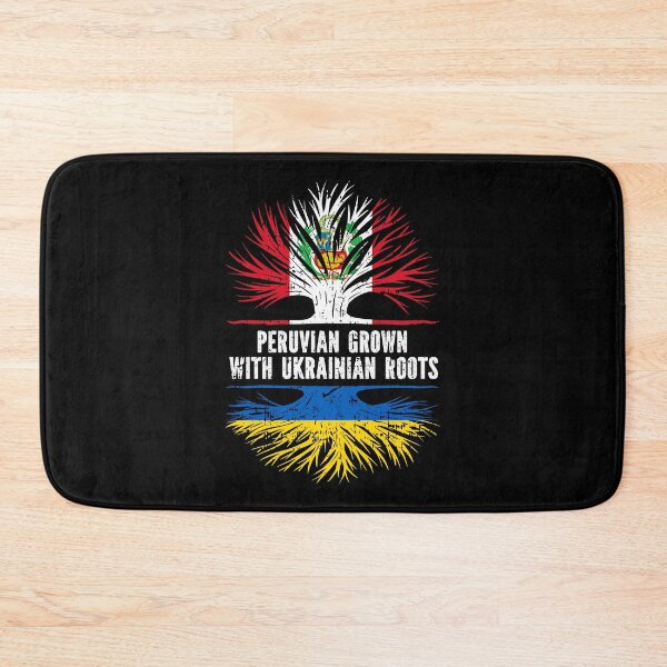 Item preview, Peruvian Grown with Ukrainian Roots Flag designed and sold by CosmoKitsch.