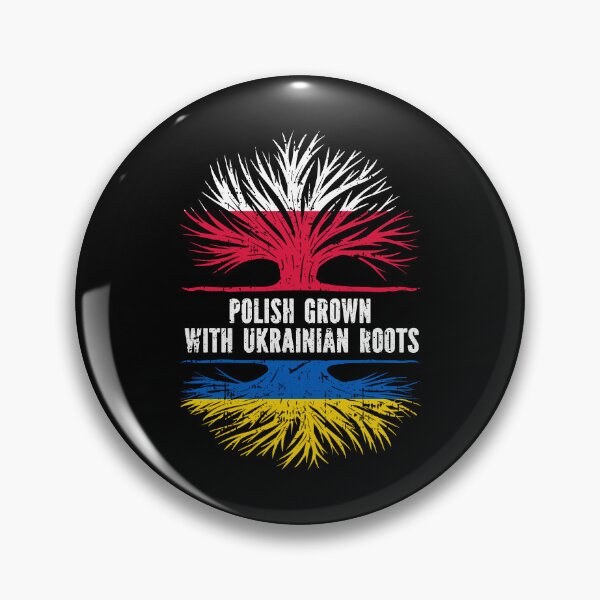 Item preview, Polish Grown with Ukrainian Roots Flag designed and sold by CosmoKitsch.