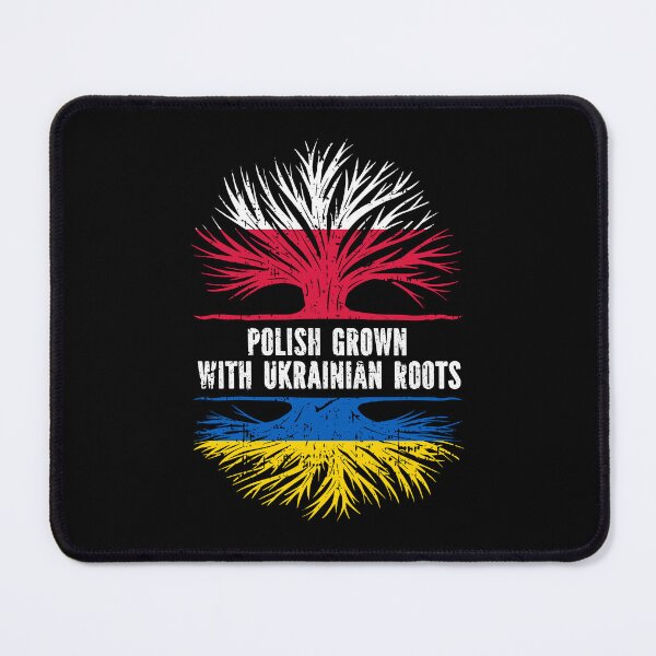 Item preview, Polish Grown with Ukrainian Roots Flag designed and sold by CosmoKitsch.