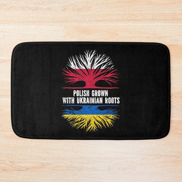 Item preview, Polish Grown with Ukrainian Roots Flag designed and sold by CosmoKitsch.