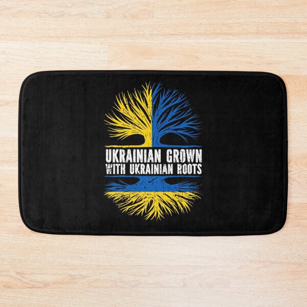 Item preview, Ukrainian Grown with Ukrainian Roots Flag designed and sold by CosmoKitsch.