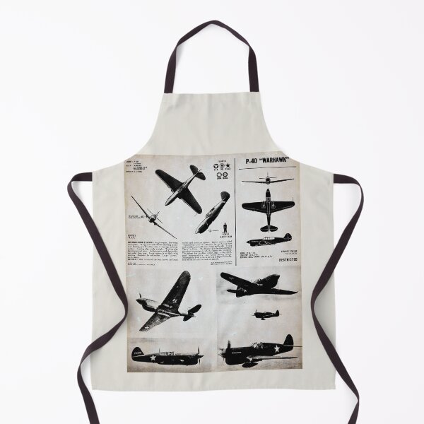 Item preview, P-40 Warhawk WW2 Fighter Aircraft Recognition Diagrams designed and sold by MilitaryMart.