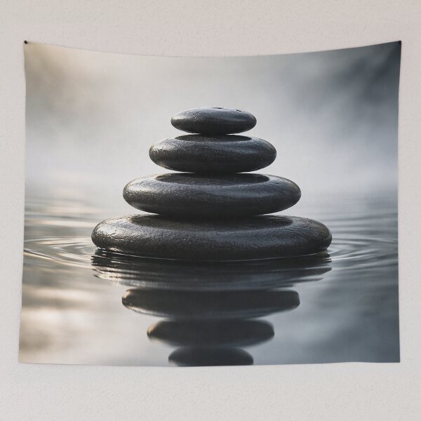 Aperçu de l'œuvre Zen Balance sur l'eau créée et vendue par Pixel Junkies Studio.