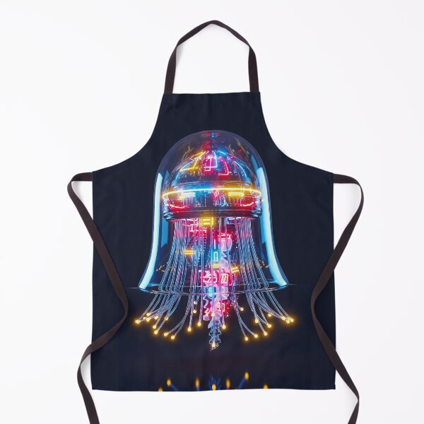 Item preview, Cybernetic Jellyfish Nexus - Deep Data Current Art designed and sold by powersunlight.