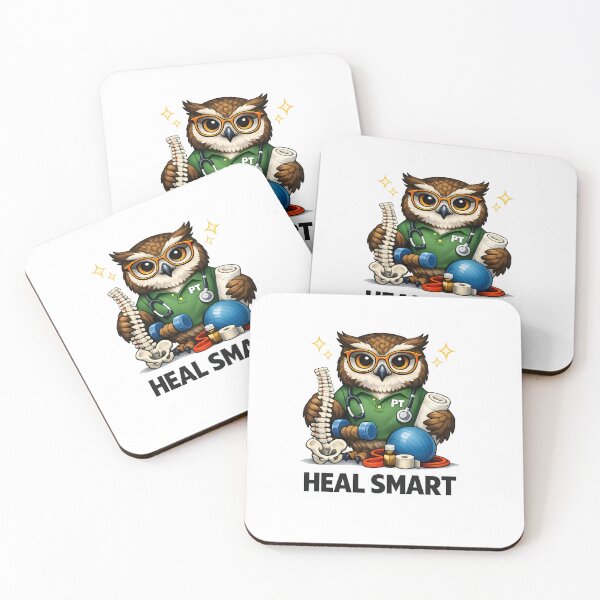 Item preview, Heal Smart Physical Therapy Owl PT Rehab Therapist Healthcare Recovery Design designed and sold by ClinicalHubs.