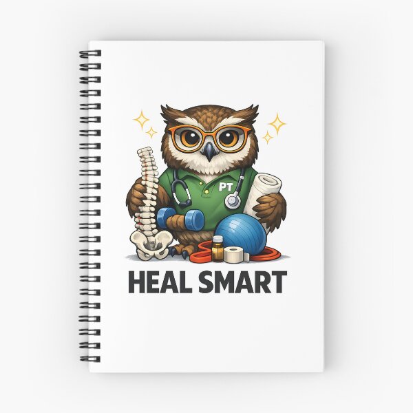 Item preview, Heal Smart Physical Therapy Owl PT Rehab Therapist Healthcare Recovery Design designed and sold by ClinicalHubs.