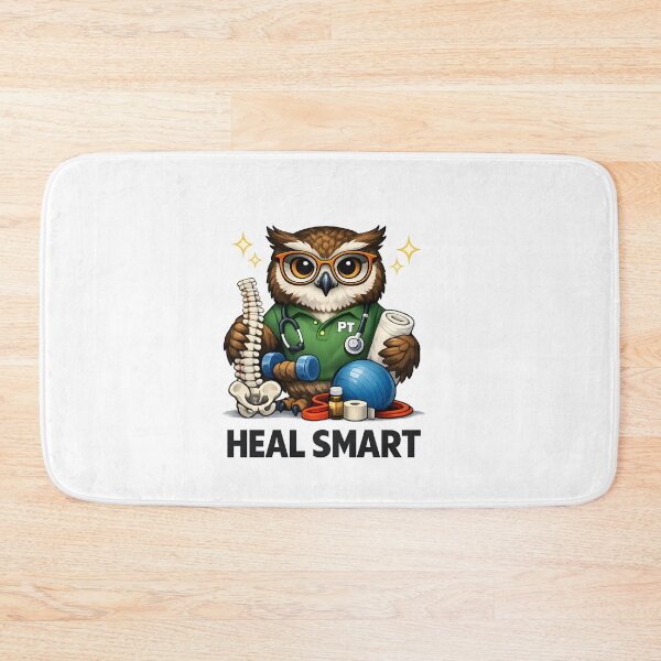 Item preview, Heal Smart Physical Therapy Owl PT Rehab Therapist Healthcare Recovery Design designed and sold by ClinicalHubs.