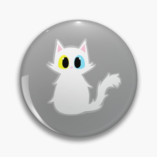 Item preview, Fluffy white cat designed and sold by Flaming-Tornado.
